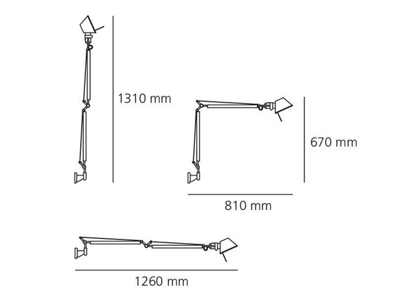 Image 1 of Artemide Tolomeo Wandlamp 