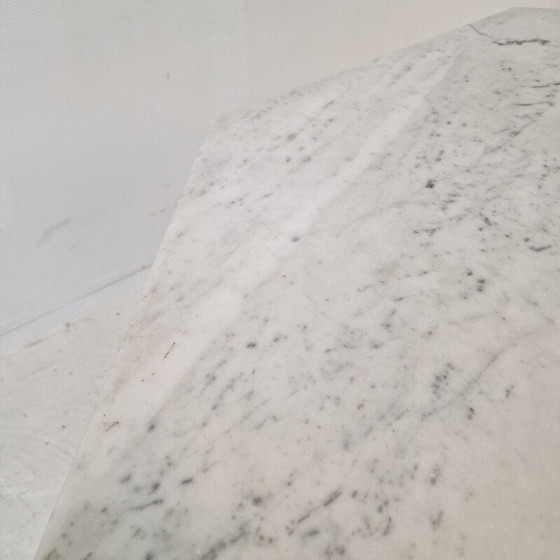 Image 1 of Vintage achthoekige eettafel in Carrara marmer, Italië 1960