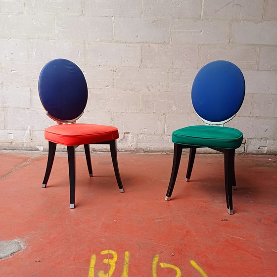 Image 1 of 2x Medaillon Stoelen Jean-Charles De Castelbajac 1991