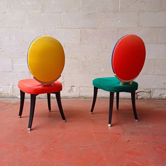 Image 1 of 2x Medaillon Stoelen Jean-Charles De Castelbajac 1991