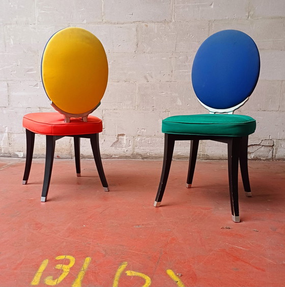 Image 1 of 2x Medaillon Stoelen Jean-Charles De Castelbajac 1991