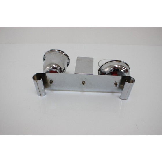 Image 1 of Vintage Art Deco chromen rookset, Tsjecho-Slowakije 1930