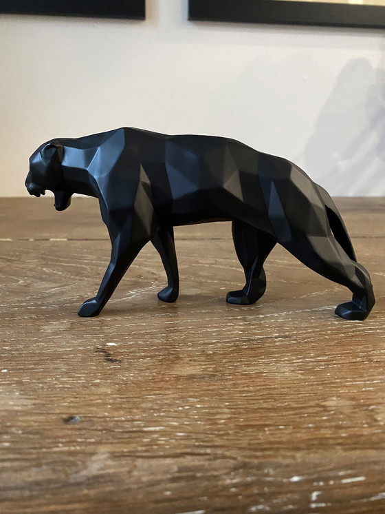 Image 1 of Orlinski Panther Mat Zwart Editie Door Richard Orlinski Nieuw 2024