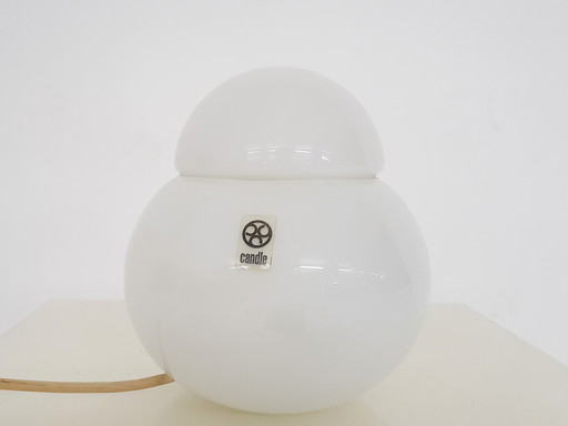 Fontana Arte Kaars tafellamp Model "Daruma" van Sergio Asti, Italië 1968