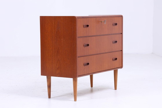 Image 1 of Prachtige Teak Mid Century Ladekast | Vintage Ladekast Houtopslag