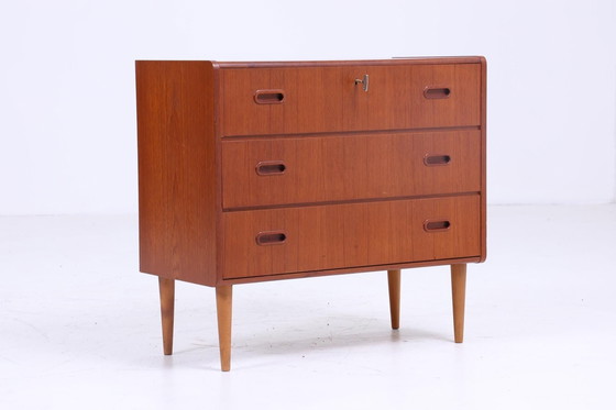 Image 1 of Prachtige Teak Mid Century Ladekast | Vintage Ladekast Houtopslag