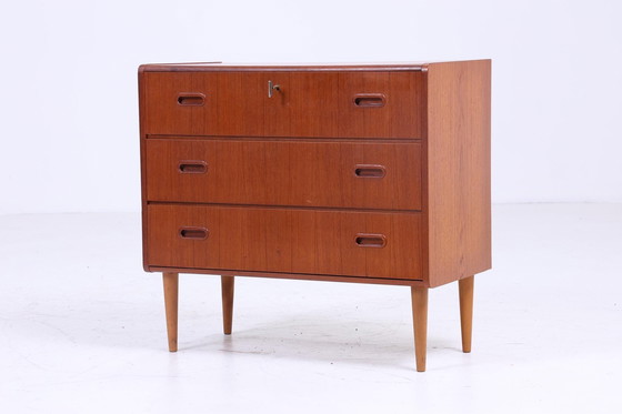 Image 1 of Prachtige Teak Mid Century Ladekast | Vintage Ladekast Houtopslag