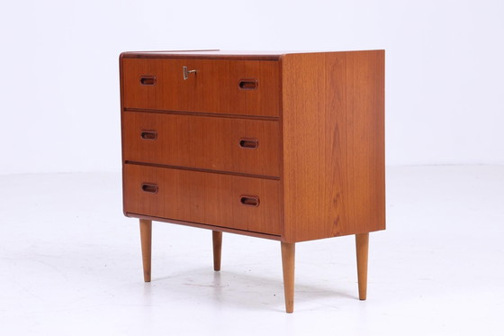 Image 1 of Prachtige Teak Mid Century Ladekast | Vintage Ladekast Houtopslag