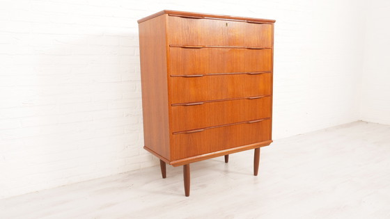 Image 1 of Vintage Ladekast | Teak | 6 Lades | 111 Cm