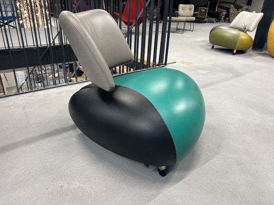 Image 1 of Leolux Pallone Fauteuil Senso groen 