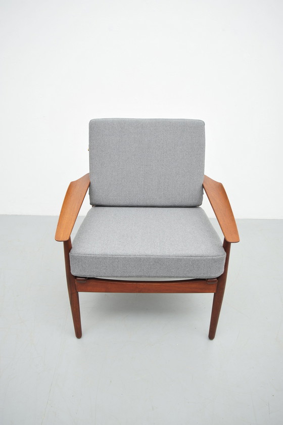 Image 1 of Glostrup Teak Stoel Grijs 1958