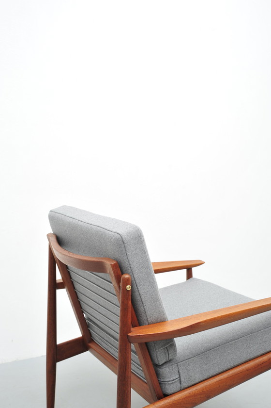 Image 1 of Glostrup Teak Stoel Grijs 1958