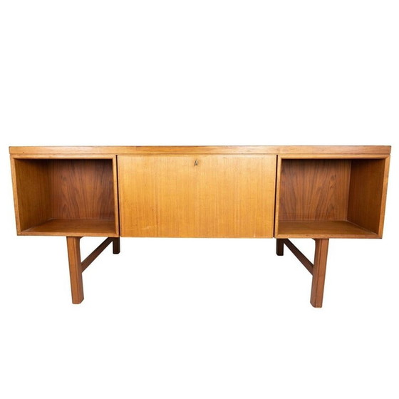 Image 1 of Vintage bureau in teak, Deens 1960