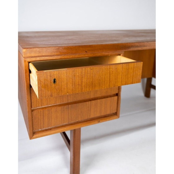 Image 1 of Vintage bureau in teak, Deens 1960