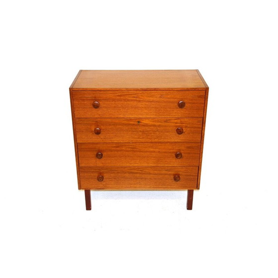 Image 1 of Vintage teakhouten ladekast, Zweden 1960