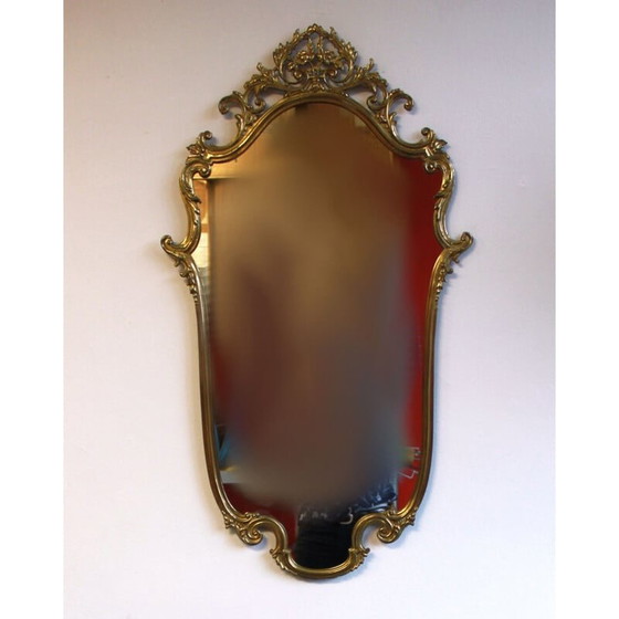 Image 1 of Vintage console met bronzen spiegel