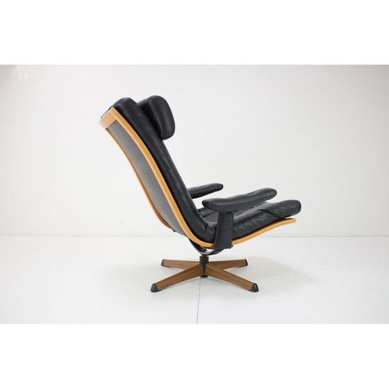 Image 1 of Mid-century draaistoel van Gote Mobler, Zweden 1960