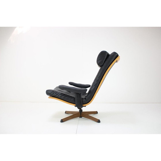 Image 1 of Mid-century draaistoel van Gote Mobler, Zweden 1960