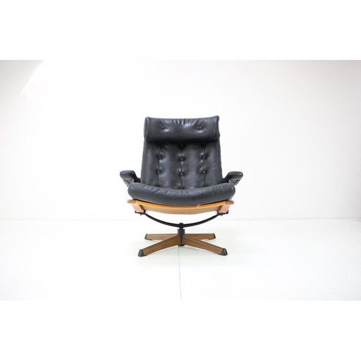 Mid-century draaistoel van Gote Mobler, Zweden 1960