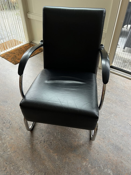 Image 1 of Gebr. van der Stroom Dutch Originals Gispen Fauteuil 407