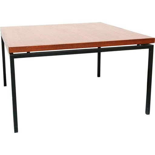 Vintage salontafel van teakhout en metaal, 1960