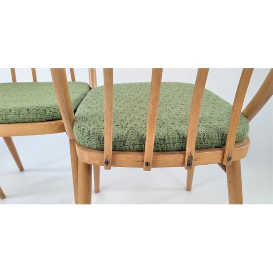 Image 1 of Set van 4 mid-century eetkamerstoelen van Tatra, Tsjecho-Slowakije 1970