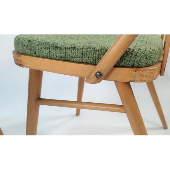 Image 1 of Set van 4 mid-century eetkamerstoelen van Tatra, Tsjecho-Slowakije 1970