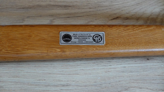 Image 1 of 6X Ch36 Eetkamerstoel Carl Hansen & Sons Ontworpen Door Hans J. Wegner