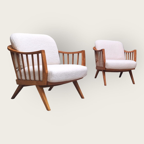 Image 1 of 2x Mid Century fauteuils