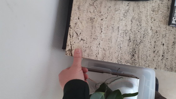 Image 1 of Vintage dressoir met marmeren plaat