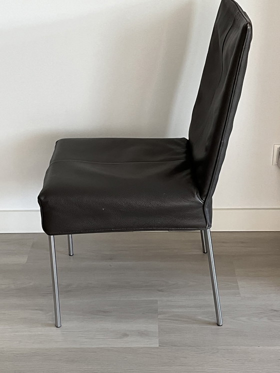 Image 1 of 6x Montis Eetkamerstoelen Face Leer Montana 6 Stuks