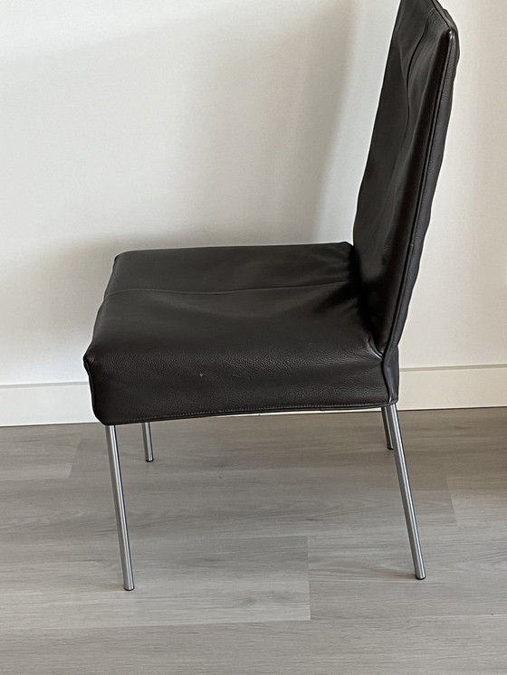 Image 1 of 6x Montis Eetkamerstoelen Face Leer Montana 6 Stuks