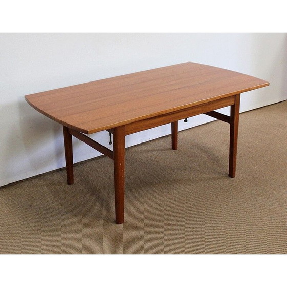 Image 1 of Scandinavische vintage systeemtafel Sesam in teak van Folke Ohlsson voor Tingströms, 1960