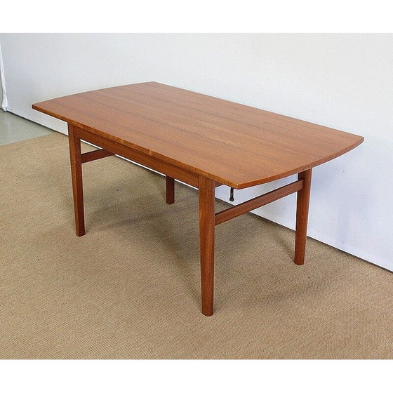 Image 1 of Scandinavische vintage systeemtafel Sesam in teak van Folke Ohlsson voor Tingströms, 1960