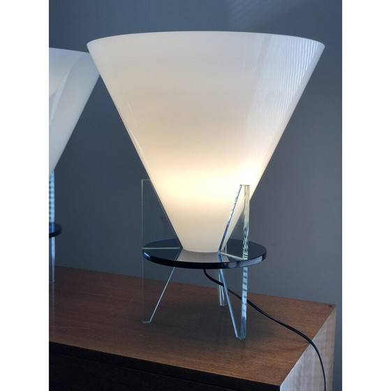 Image 1 of Paar vintage Otéro lampen van Rodolfo Dordoni voor Fontana Arte, Italië 1986