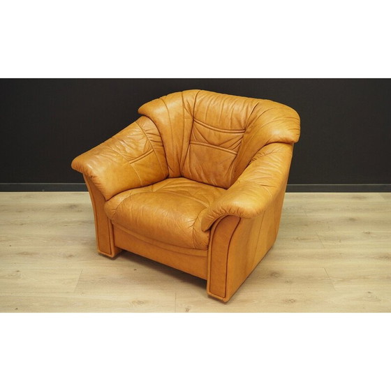 Image 1 of Cognac woonkamer set, Deens design, jaren 1970, fabrikant: Skalma Møbelfabrik