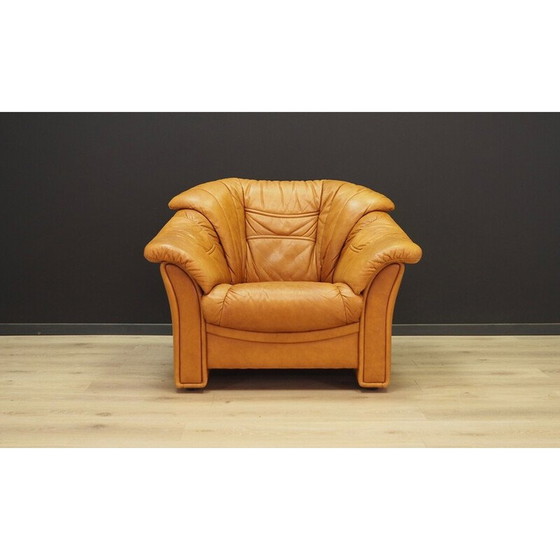 Image 1 of Cognac woonkamer set, Deens design, jaren 1970, fabrikant: Skalma Møbelfabrik