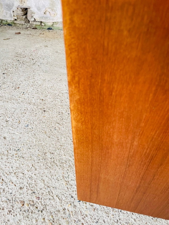 Image 1 of Vintage, Teakhouten boekenkast met laden, Scandinavische stijl 1960S