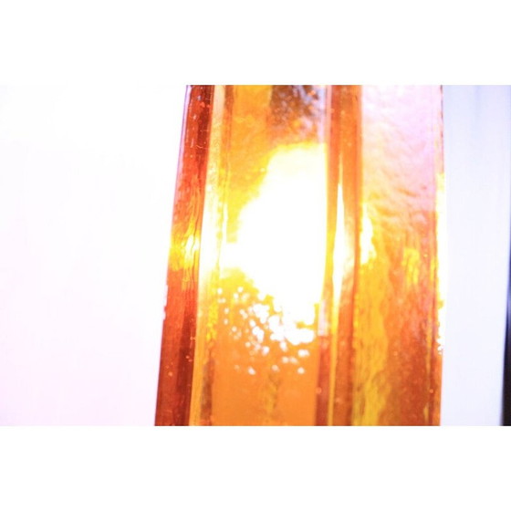 Image 1 of Vintage dik glazen hanglamp, Zweden 1960