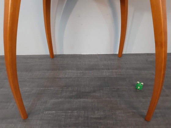 Image 1 of Eikenhouten Spider tafel door Jindrich Halabala, Tsjecho-Slowakije 1940S