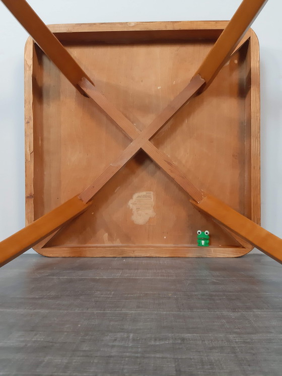 Image 1 of Eikenhouten Spider tafel door Jindrich Halabala, Tsjecho-Slowakije 1940S