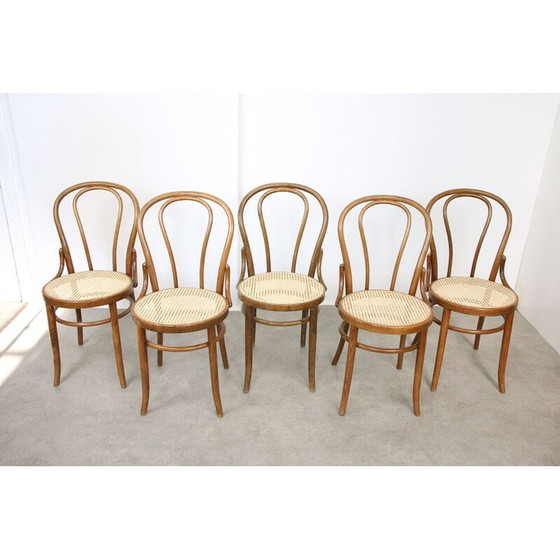 Image 1 of Vintage stoelen n°18 van Michael Thonet
