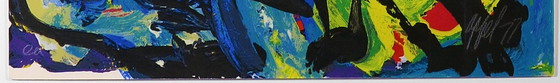 Image 1 of Karel Appel - Spelend in Blauw