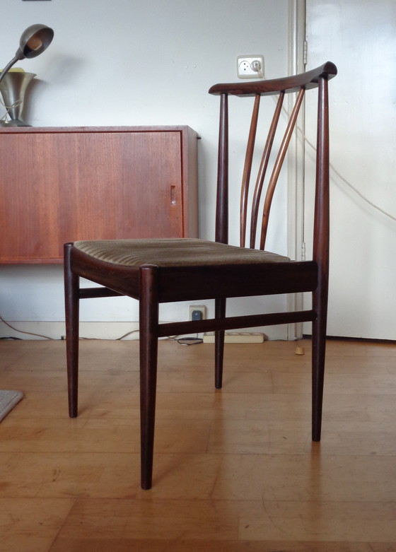 Image 1 of 4 AWA palissander eetkamerstoelen