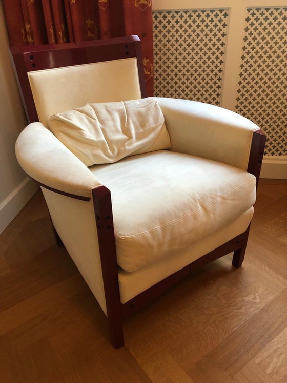 Image 1 of 2x Giorgetti fauteuils type 63560