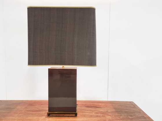 Image 1 of Vintage messing tafellamp