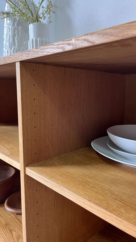 Image 1 of Vintage open kast - boekenkast eiken 