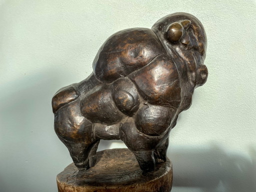 Theo Mackaay, Amerikaanse Bison – beeldhouwkunst, Figuratief