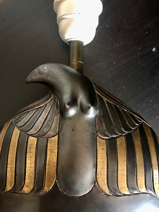 Image 1 of George Deliège Sculpturale lampvoet vogel