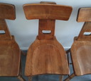 5x Brutalist chairs